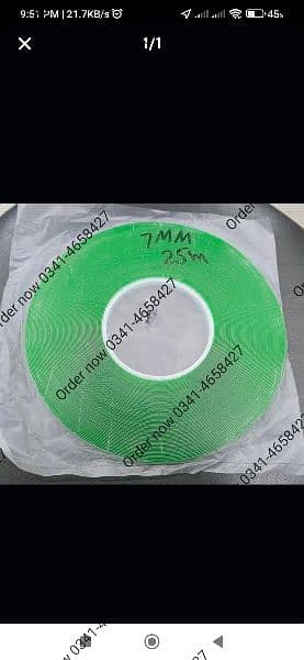 Super Strong Bond Double Sided outdoor Adhesive Clear Tape for Tab 1