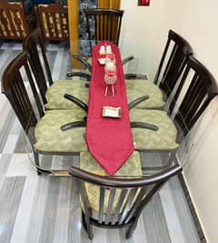 wooden tali sturdy dining table 6 seater