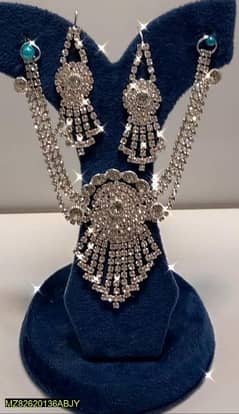 Modern Design Silver Plated Artificial Set-Delivery All Over Pakistan