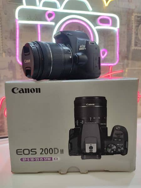 Canon Eos 200d mark ii with 18-55mm lens 8