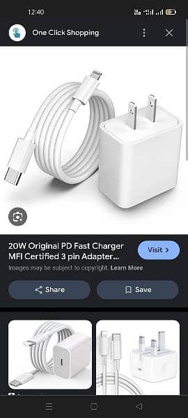 I phone 14 pro max original charger plus cable 0