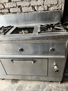 steel body cooking range counter