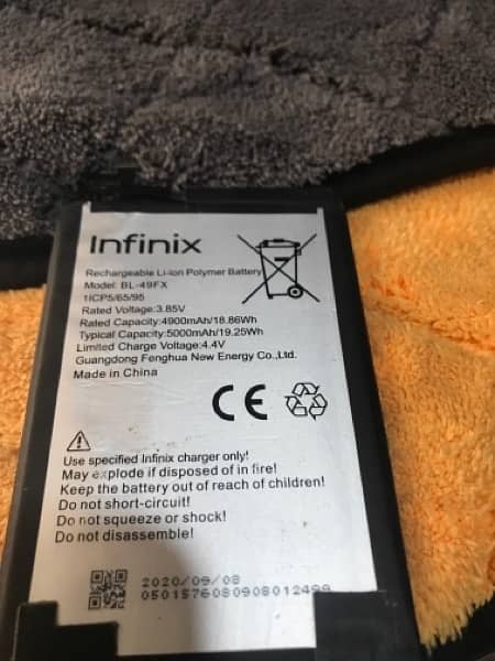 Battery TECNO INFINIX Hot 8 X650 X650B Hot 9 X X656 Note 7 Lite CD6 0