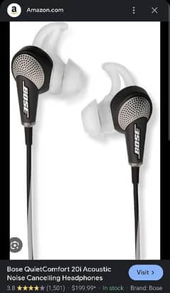 BOSE QC20i Original Mobile Hand free.