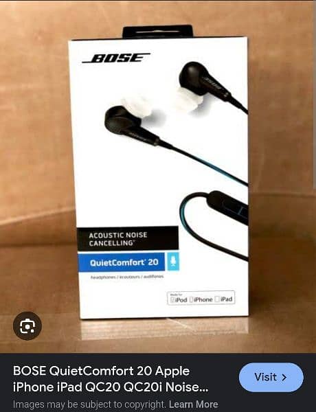 BOSE QC20i Original Mobile Hand free. 5