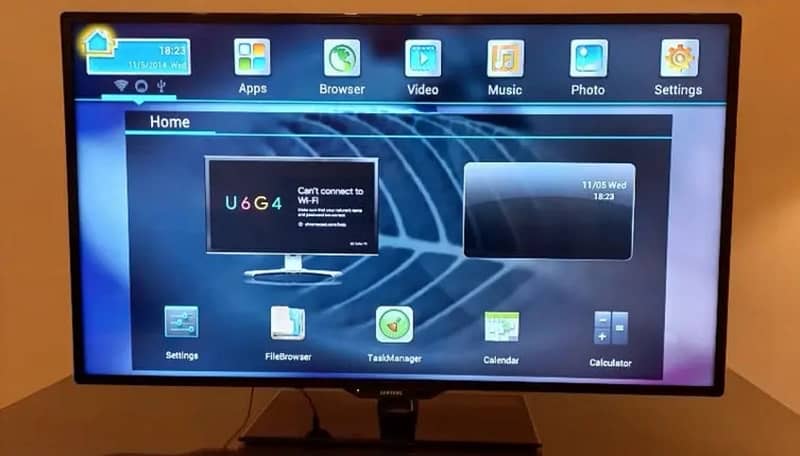 samsung led 40'' android No fault using in home (Just call me) 0