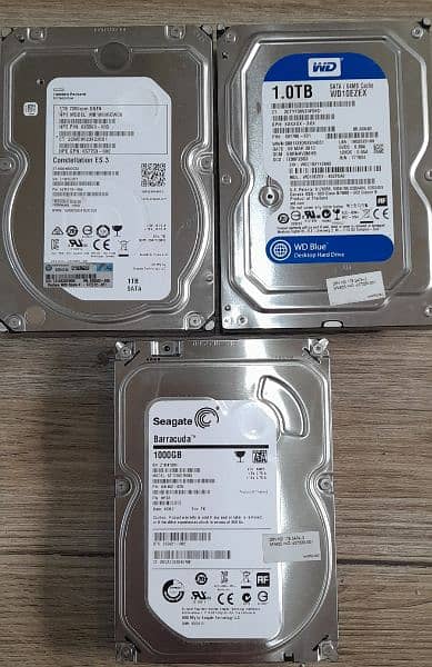 1tb sata 3.5" 7.2k Desktop hard drive Hp WD Seagate 0