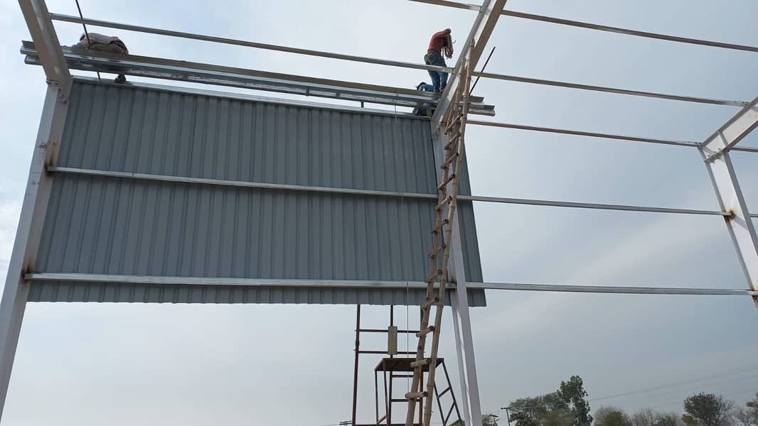 Sandwich panels and steel structure Pre-engineered (PEB)  Sheds 5