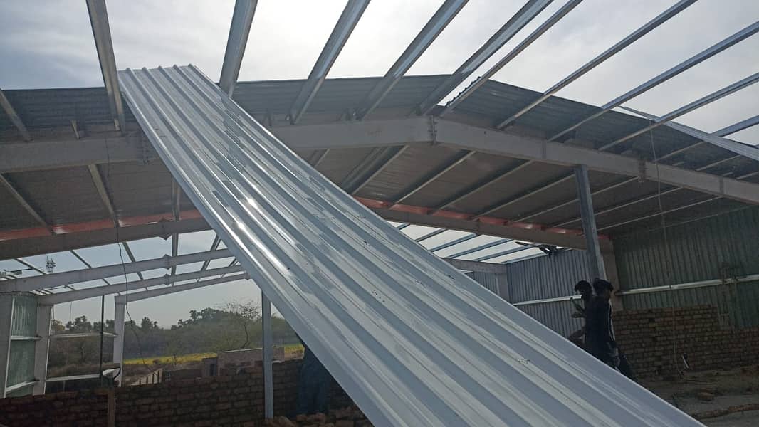 Sandwich panels and steel structure Pre-engineered (PEB)  Sheds 6