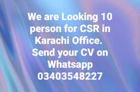 limited Vacancies Available for Office Work in Karachi