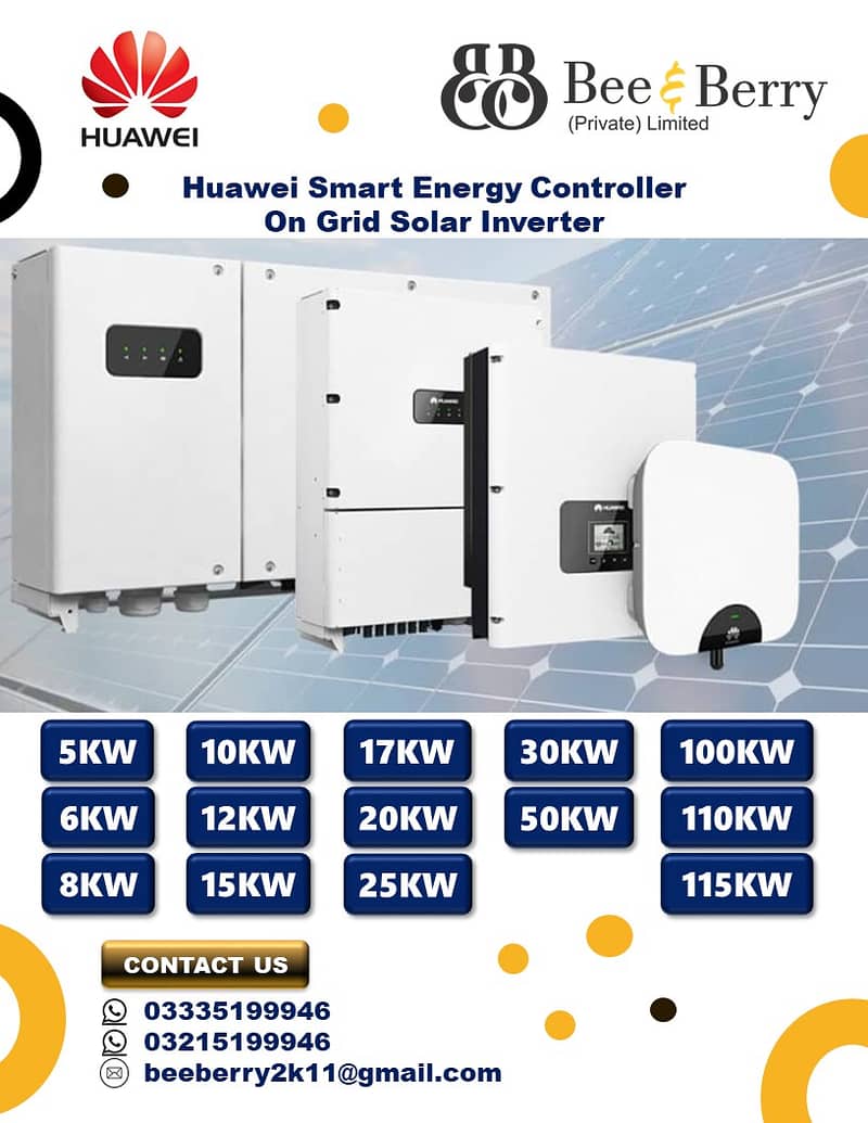 Huawei Smart Controller on Grid Solar Inverter 0