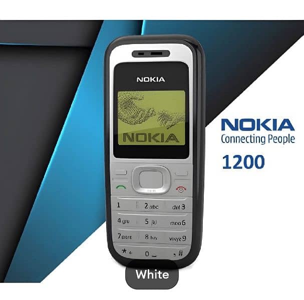 NOKIA 1200 keypad mobile phone featured mobile PTA APPROVED 1