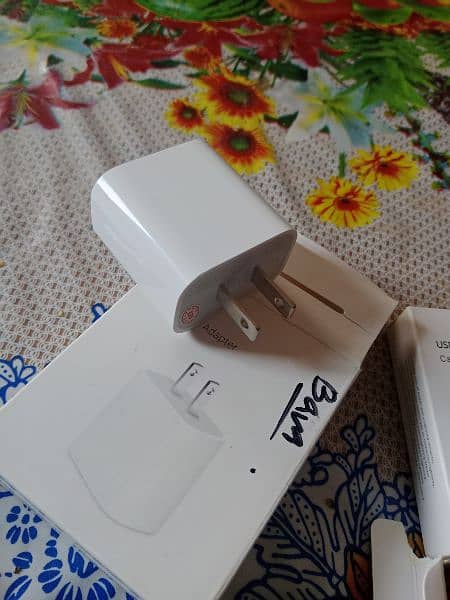 iphone charger C type adaptor orignal +cable orignal(03038423558) 1