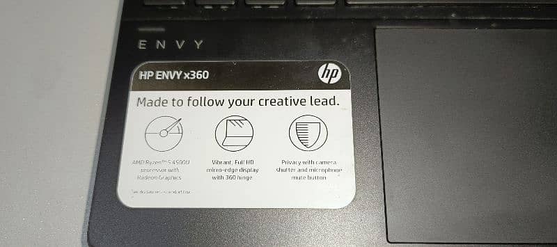 HP Envy 360 - 15 inch Ryzen 5 4