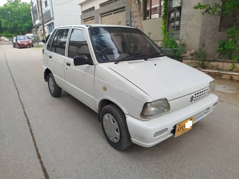 Suzuki Mehran VX 2013 Euro II White. Original. Call 03339919914 1