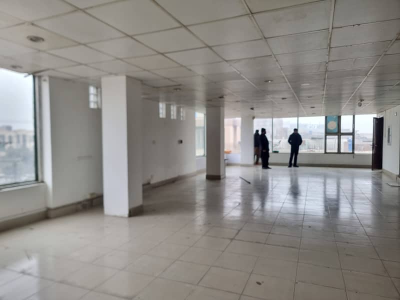 Office hall available for rent madina town Susan Road Faisalabad 1