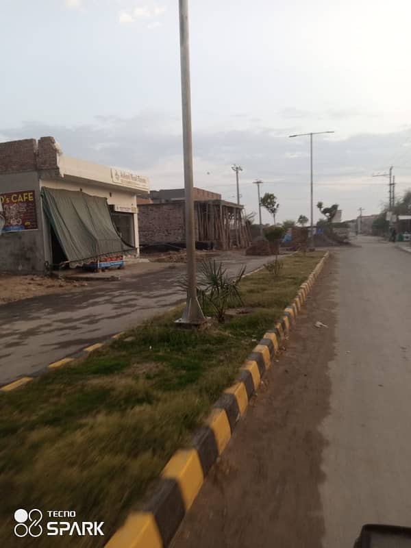 4 Marla Plot For Sale Alnoor Garden Executive Block Gated Society Boundary Wall 3