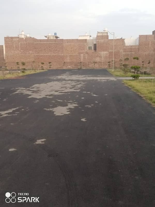 4 Marla Plot For Sale Alnoor Garden Executive Block Gated Society Boundary Wall 4