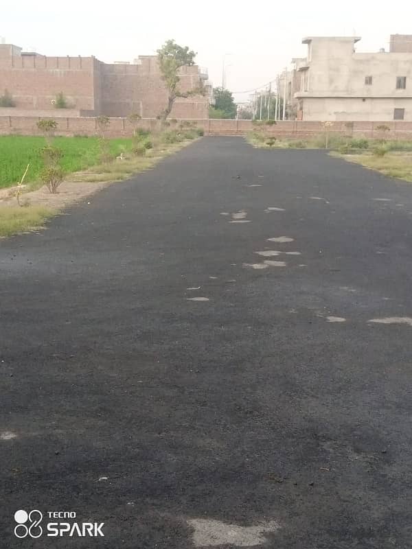 4 Marla Plot For Sale Alnoor Garden Executive Block Gated Society Boundary Wall 7