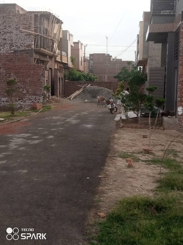 4 Marla Plot For Sale Alnoor Garden Executive Block Gated Society Boundary Wall 8