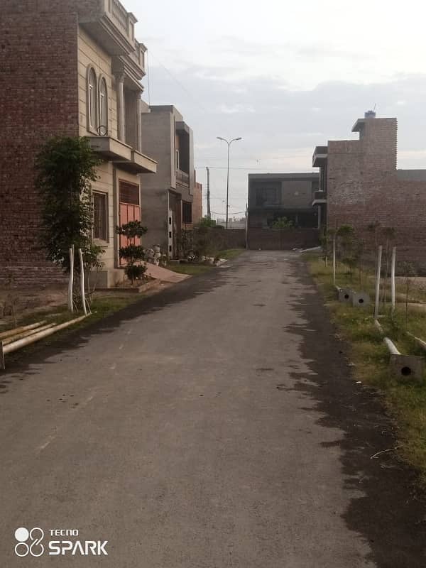 4 Marla Plot For Sale Alnoor Garden Executive Block Gated Society Boundary Wall 9