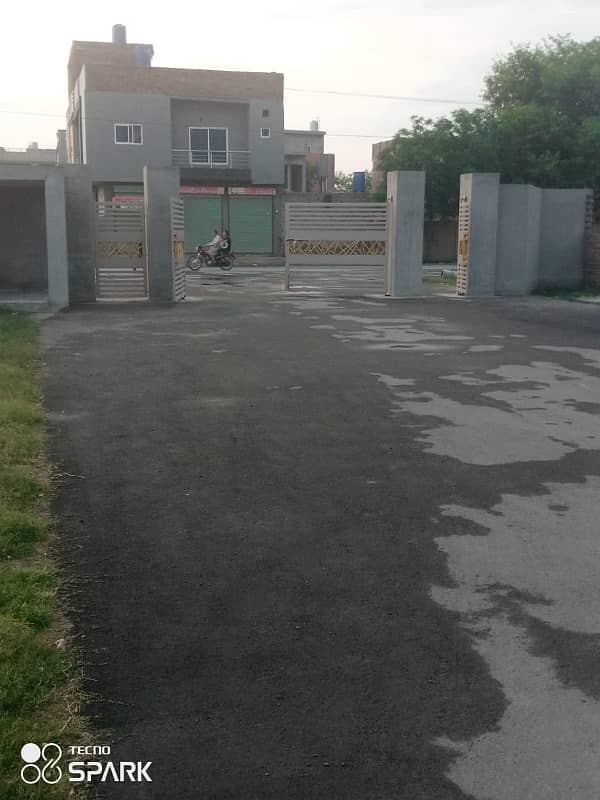 4 Marla Plot For Sale Alnoor Garden Executive Block Gated Society Boundary Wall 10