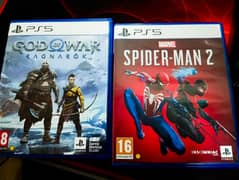 Spider-Man 2 PS5 and GOD OF WAR RAGNAROK PS5