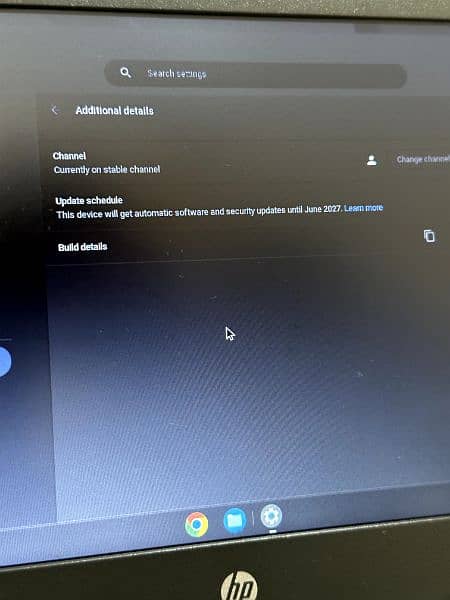 Chromebook Hp G5, G6, G7, G1 (EE) 2027, 2029 updated 12