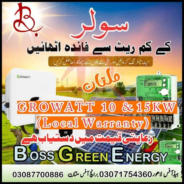 Solar Inverter and green meter 0