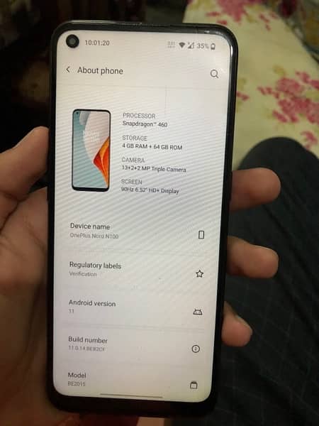 One plus nord n100 (pta approved ) 1