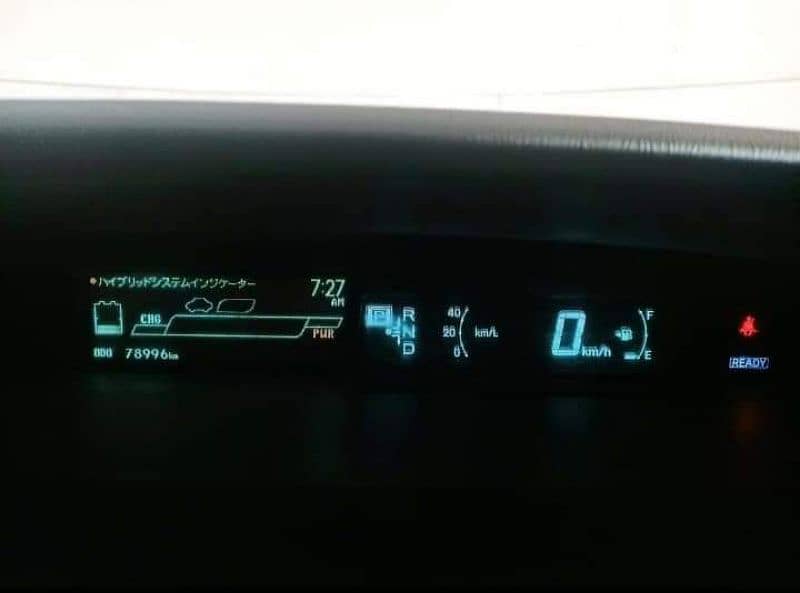 prius speedometer 0