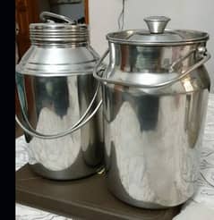 steel oil and milk ghi jar 5 liter