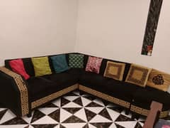 6 set L shape sofa 10 by 10 condition for sale