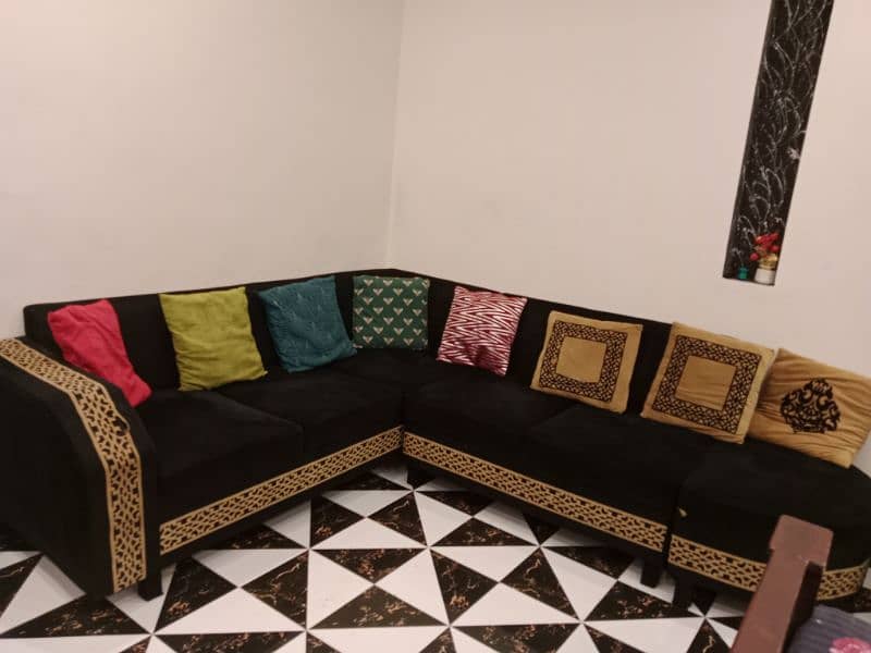 6 set L shape sofa 10 by 10 condition for sale 0