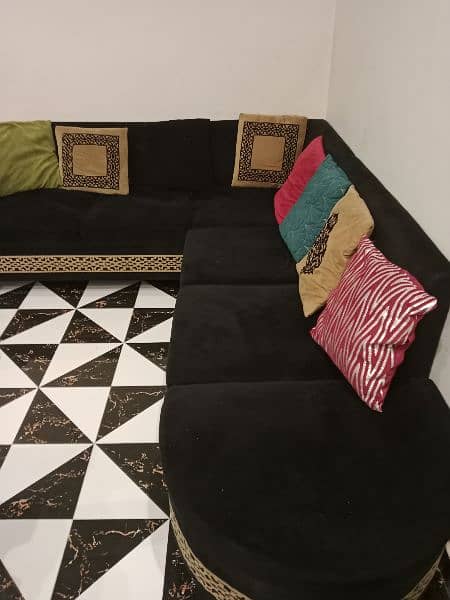 6 set L shape sofa 10 by 10 condition for sale 5