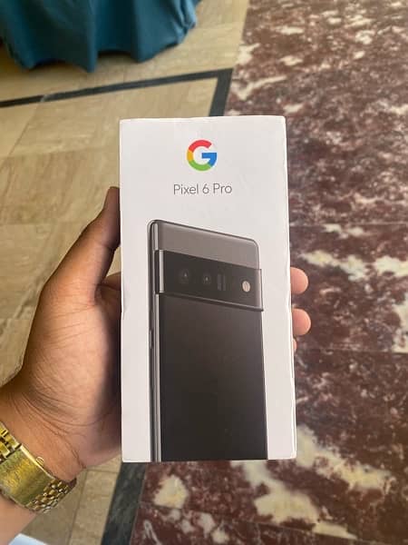 google pixel 6 pro just box open brand new 3