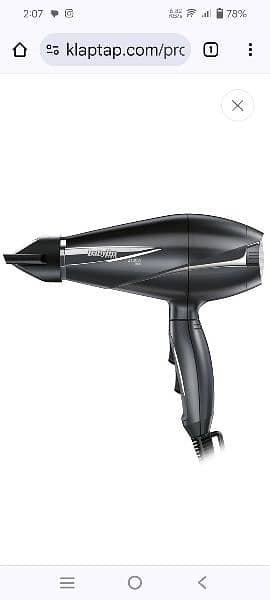 babyliss Paris italy dryer 2100wt 0