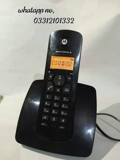 Motorola C 210 Cordless Phone 3 Months warranty cash on free delivery