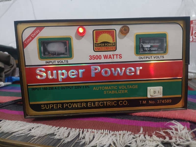 Super Power Stabilizer 3500w "New" 1