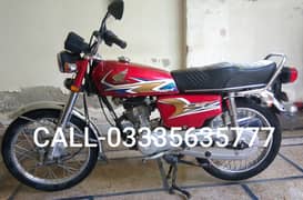 HONDA CG 125 2020 25000 KM DRIVEN GOLDEN NUM CALL-03127566633