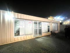 prefab building portable cafe container office container pu cabins