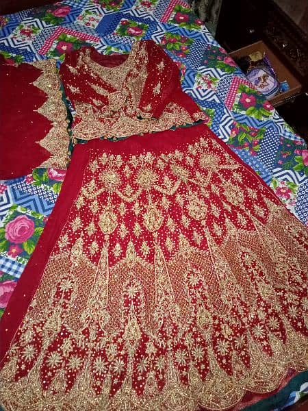 hand made bridal langa. 2