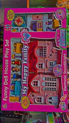 bid size Doll house light and music