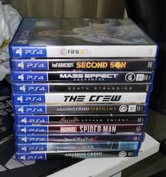 Ps4 Games - Assassins Creed, Spiderman, God of war. . .