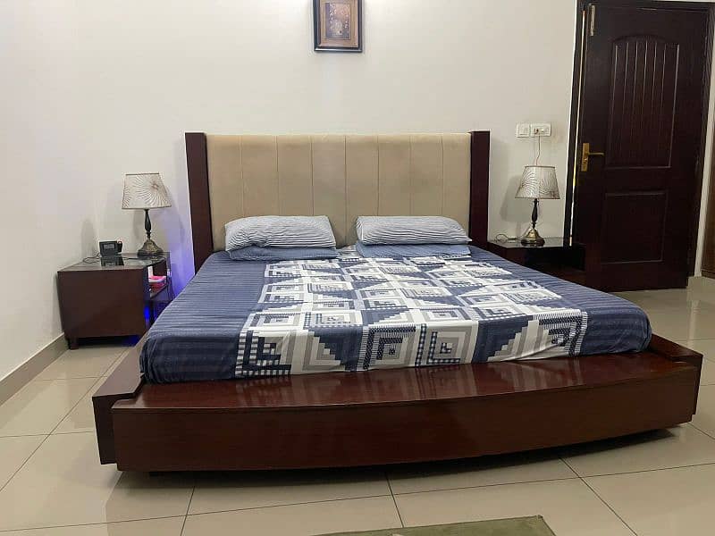 Pure Sheesham wood Bed Set 1