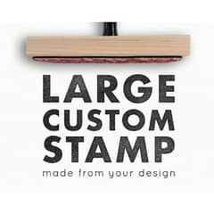 CUSTOMIZED RUBBER STAMP CUSTOM SIZE