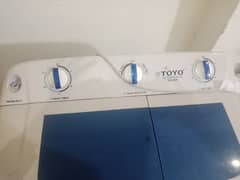 Toyo Double Washing & Dryer Machine 10/10 Condition