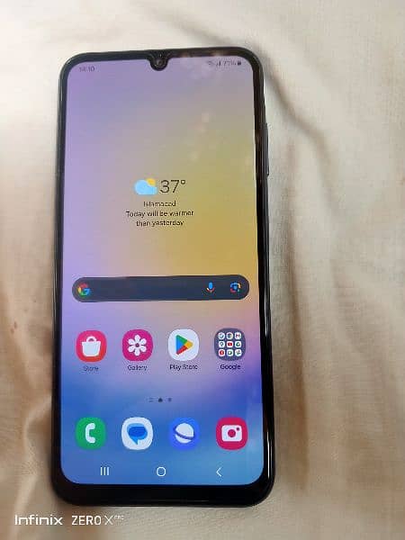 I am selling samsung A-25 brand new 1 days use 8gb ram 256 gb 10