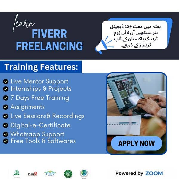 7-DAYS Online FREE TRAINING SESSIONS  on zoom app 8