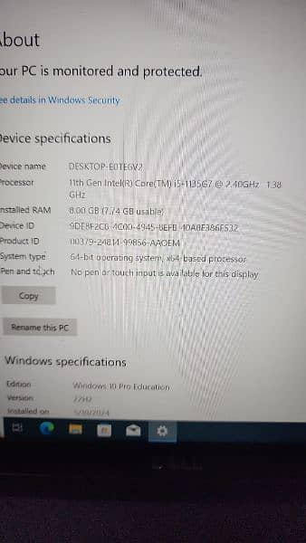 Dell i5 11Generation Laptop 6